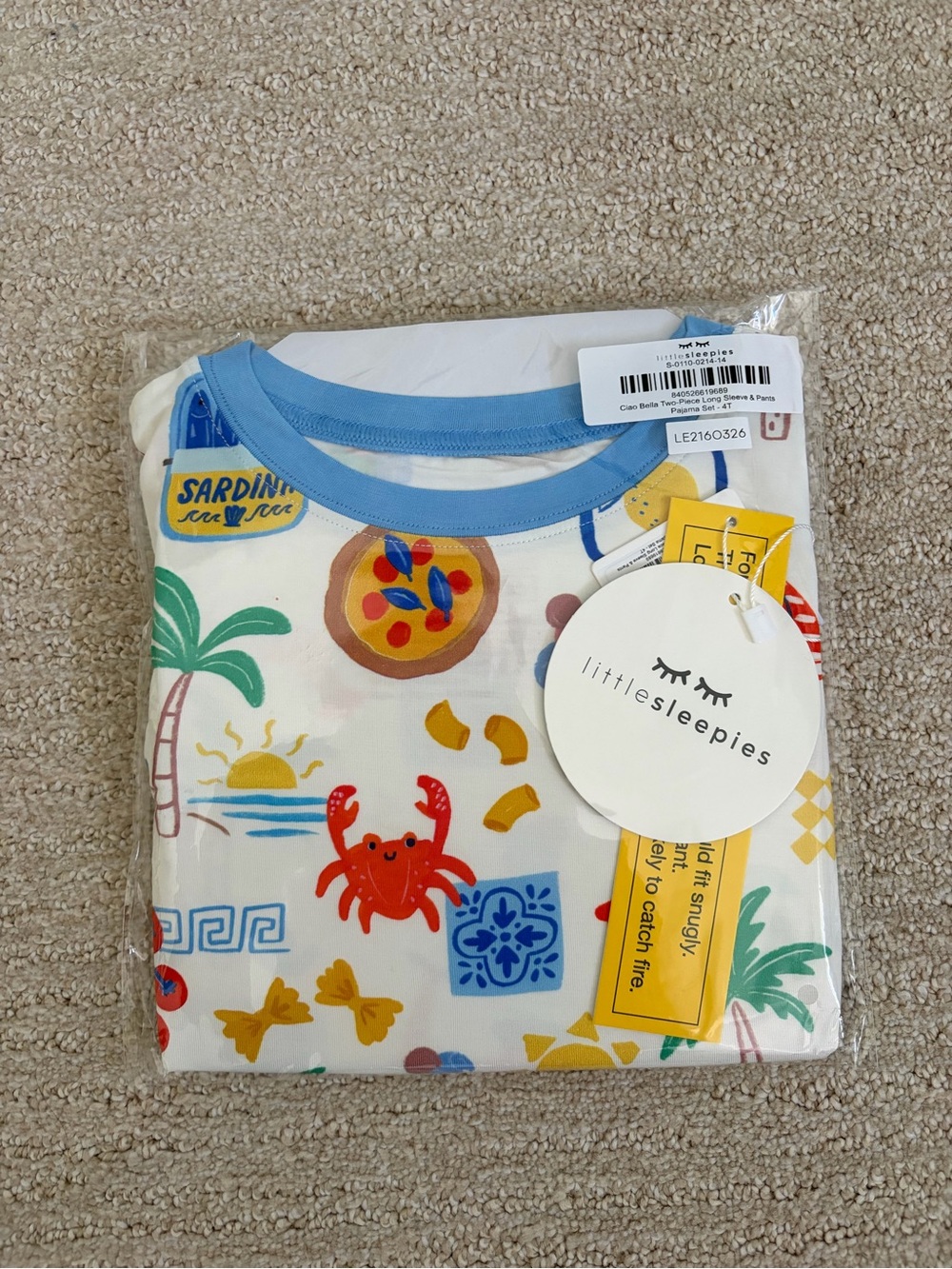 NIB Little Sleepies Long Sleeve Pajamas